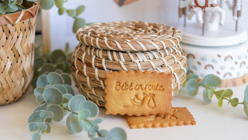 biscuits personnalisés pour annoncer sa grossesse