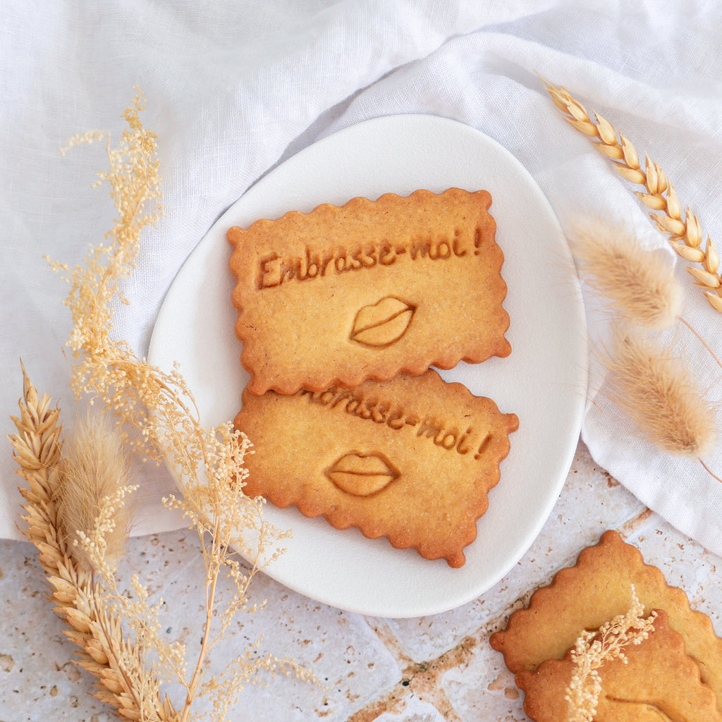 Biscuits Personnalisés Embrasse-moi Le Petit Biscuit Français