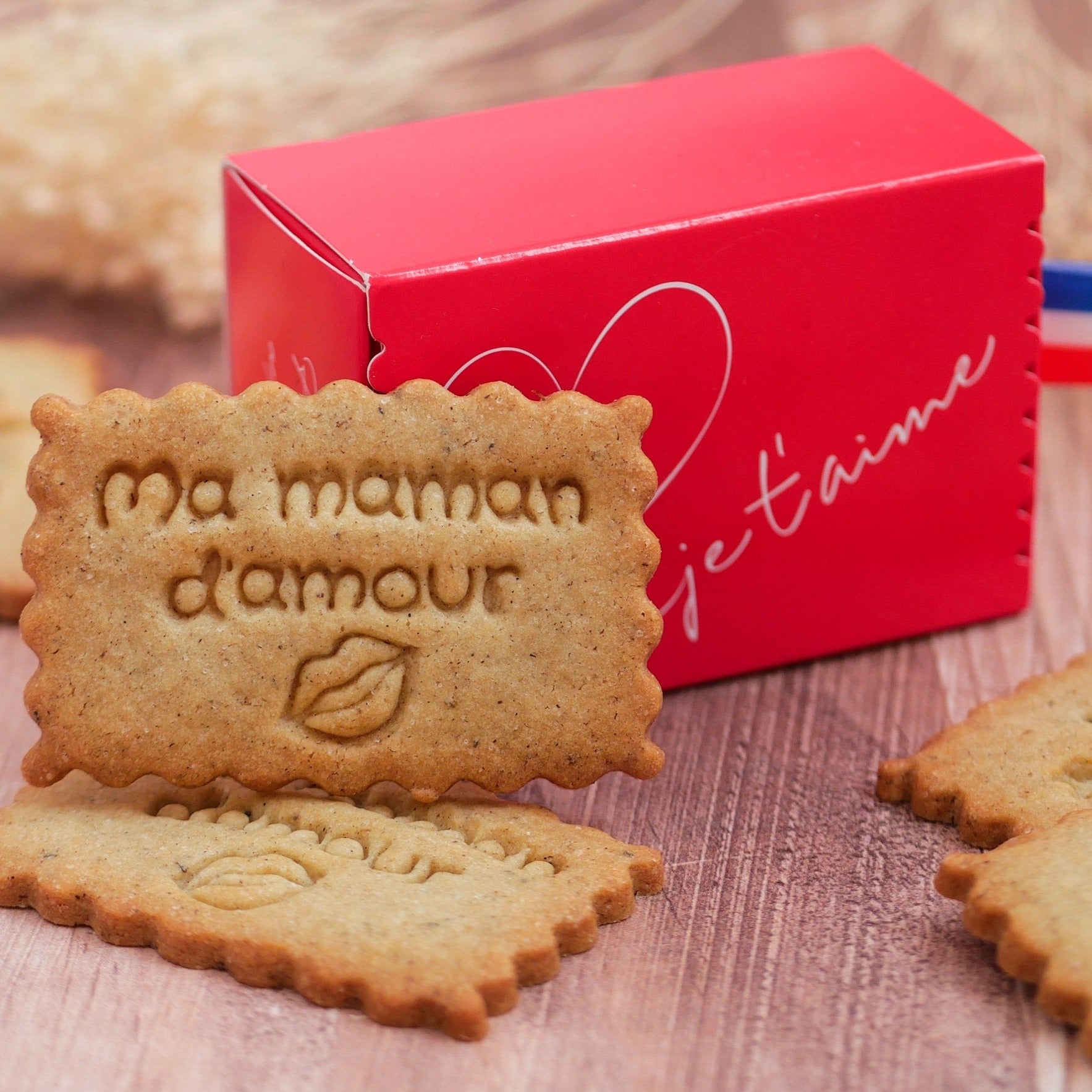 Biscuits à message pour la fête des mères par Le Petit Biscuit Français