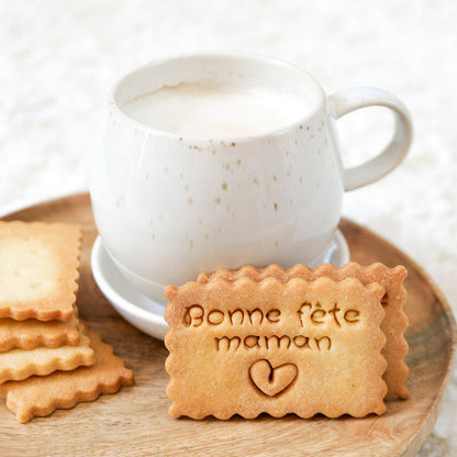 Biscuits à message pour la fête des mères par Le Petit Biscuit Français