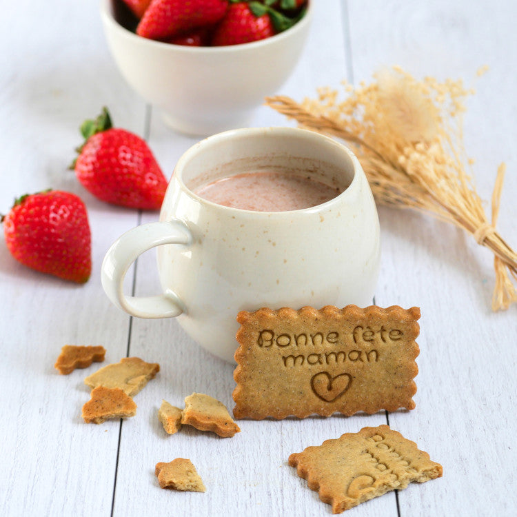 Biscuits à message pour la fête des mères par Le Petit Biscuit Français