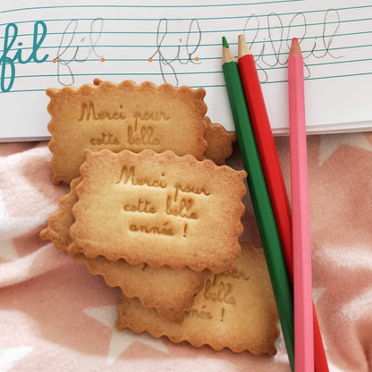 Biscuits merci pour cette belle année par Le Petit Biscuit Français